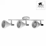Спот Arte Lamp Ciclone A9154PL-3WH Цвет арматуры хром Цвет плафонов белый от ImperiumLoft