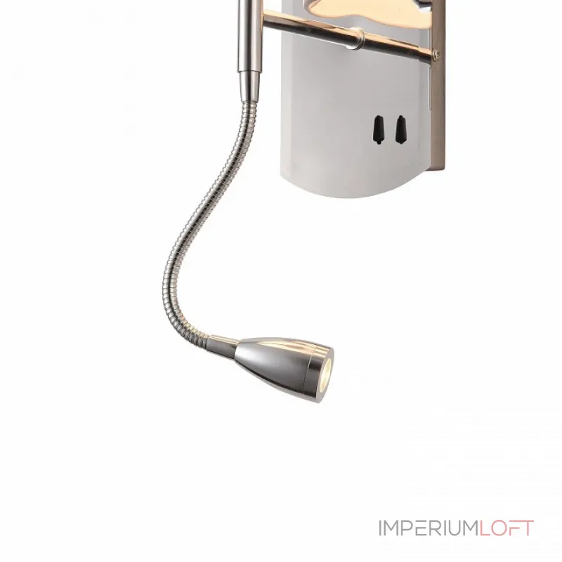 Бра с подсветкой Maytoni Bergamo MOD617WL-01CH Цвет арматуры хром Цвет плафонов кремовый от ImperiumLoft Бра с подсветкой Maytoni Bergamo MOD617WL-01CH Цвет арматуры хром Цвет плафонов кремовый от ImperiumLoft