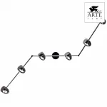 Спот Arte Lamp Bombo A6701PL-6CC Цвет арматуры хром Цвет плафонов хром от ImperiumLoft