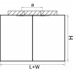 Накладной светильник Lightstar Binoco 052027 Цвет арматуры черный от ImperiumLoft