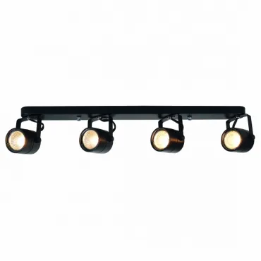 Бра Arte Lamp Lente A1310PL-4BK Цвет арматуры чёрный Цвет плафонов чёрный