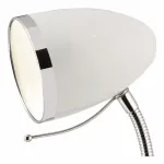 Настольная лампа офисная Arte Lamp Cosy A6155LT-1WH Цвет арматуры хром Цвет плафонов хром от ImperiumLoft