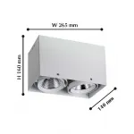 Накладной светильник Favourite Flashled 1986-2U от ImperiumLoft