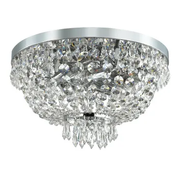Потолочная люстра Ideal Lux Caesar CAESAR PL5 CROMO Потолочная люстра Ideal Lux Caesar CAESAR PL5 CROMO