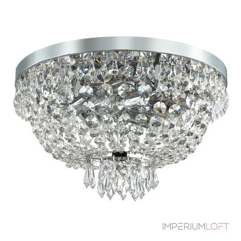 Потолочная люстра Ideal Lux Caesar CAESAR PL5 CROMO Потолочная люстра Ideal Lux Caesar CAESAR PL5 CROMO