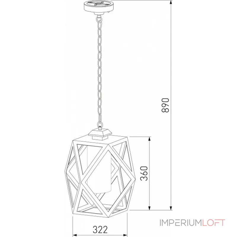 Подвесной светильник Elektrostandard Ambra 35133/H