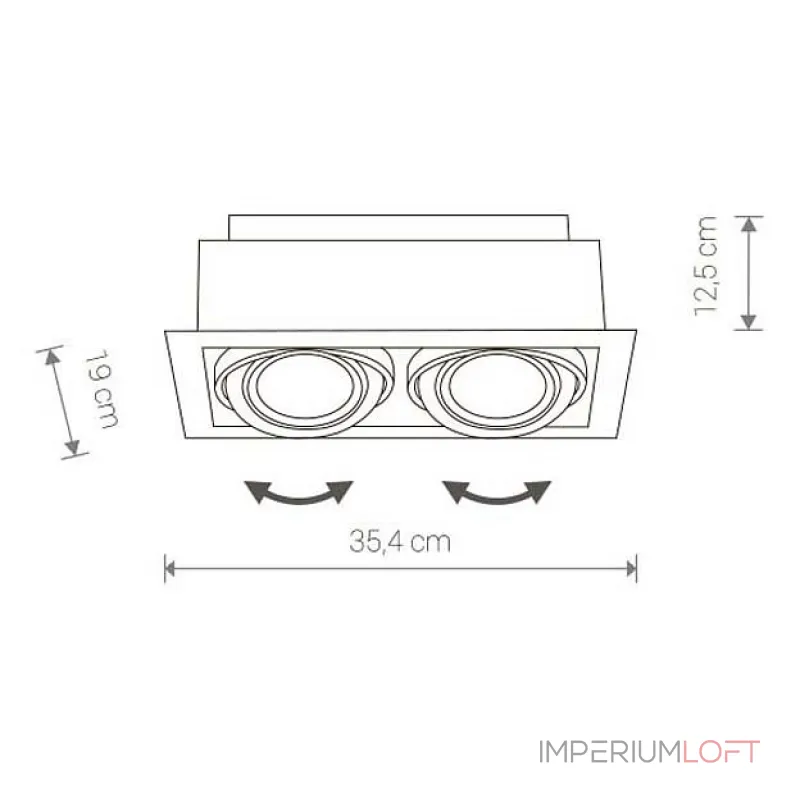 Встраиваемый светильник Nowodvorski Downlight 9570 от ImperiumLoft