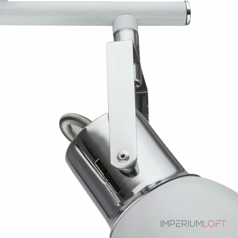 Спот Arte Lamp 1677 A1677PL-2WH Цвет арматуры хром Цвет плафонов белый от ImperiumLoft