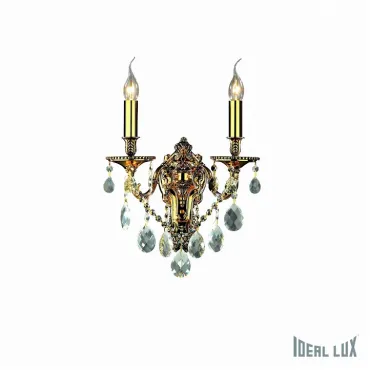 Бра Ideal Lux Gioconda GIOCONDA AP2 ORO Цвет арматуры золото