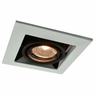Встраиваемый светильник Arte Lamp Technika A5941PL-1WH Цвет арматуры белый Цвет плафонов черный