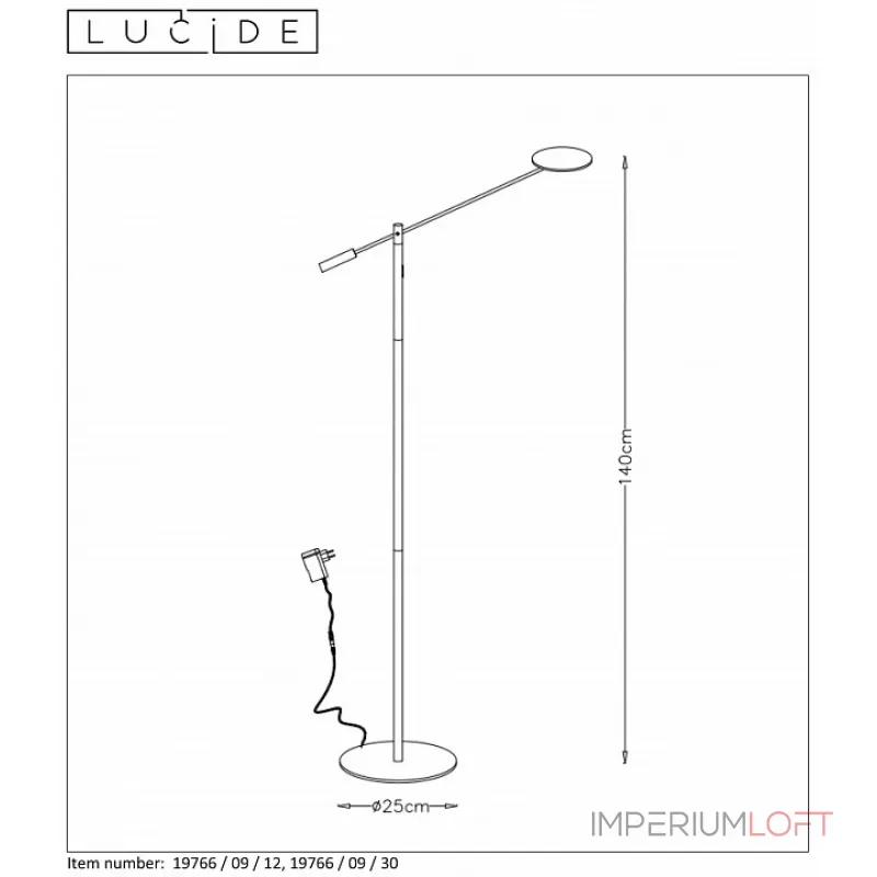 Торшер Lucide 19766/09/12 от ImperiumLoft Торшер Lucide 19766/09/12 от ImperiumLoft
