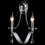 Бра Eurosvet 60064 60064/2 хром Цвет плафонов прозрачный Цвет арматуры хром от ImperiumLoft