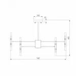 Люстра на штанге 346 