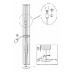 Торшер Globo Bailey 24662R Цвет арматуры хром от ImperiumLoft