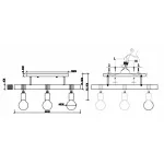 Подвесной светильник EVOLUCE Bagetti SL1142.403.03 