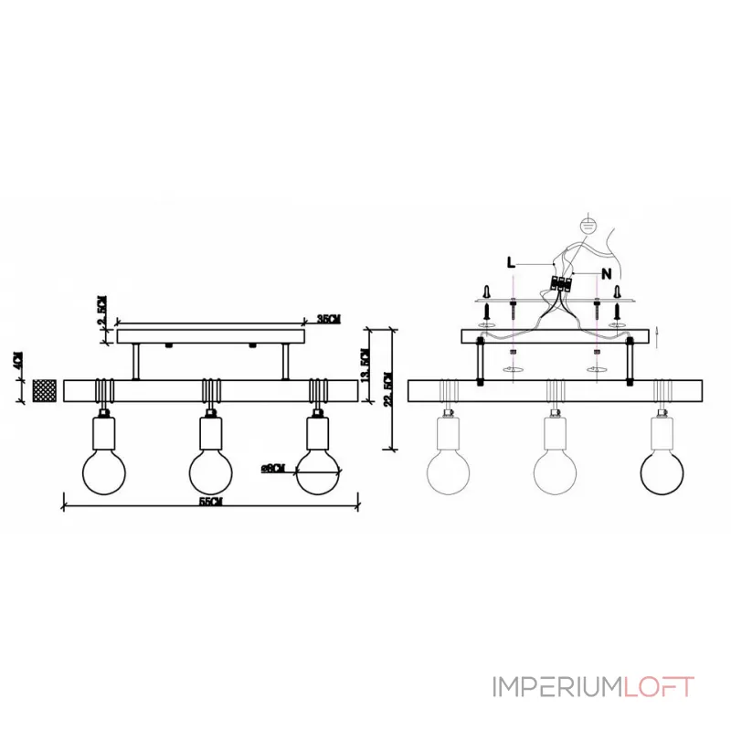 Подвесной светильник EVOLUCE Bagetti SL1142.403.03 Подвесной светильник EVOLUCE Bagetti SL1142.403.03