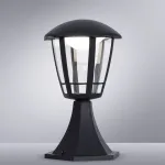 Наземный низкий светильник Arte Lamp Enif A6064FN-1BK Цвет арматуры Черный Цвет плафонов Черный от ImperiumLoft