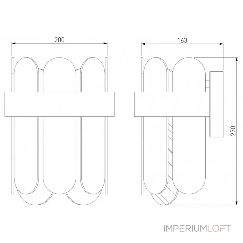 Бра Bogate's Conte 1 333/1 от ImperiumLoft