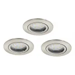 Комплект из 3 встраиваемых светильников Eglo ПРОМО Tedo 31689 Цвет арматуры никель от ImperiumLoft