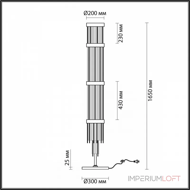 Торшер Odeon Light York 4788/12F Цвет плафонов прозрачный Цвет арматуры золото от ImperiumLoft Торшер Odeon Light York 4788/12F Цвет плафонов прозрачный Цвет арматуры золото от ImperiumLoft