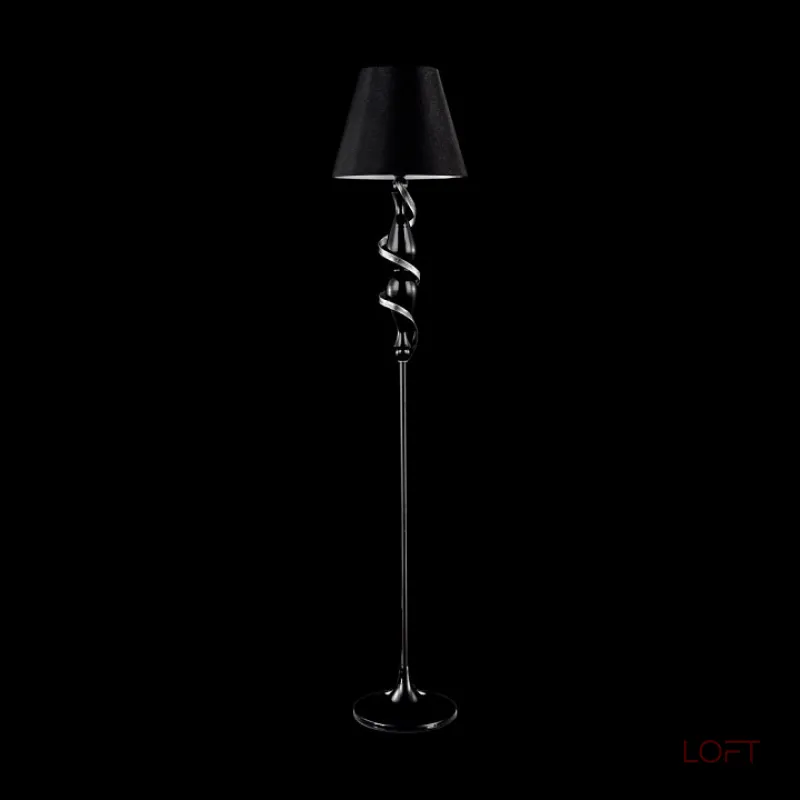 Торшер Maytoni Intreccio ARM010-01-R Цвет арматуры серебро Цвет плафонов черный от ImperiumLoft Торшер Maytoni Intreccio ARM010-01-R Цвет арматуры серебро Цвет плафонов черный от ImperiumLoft