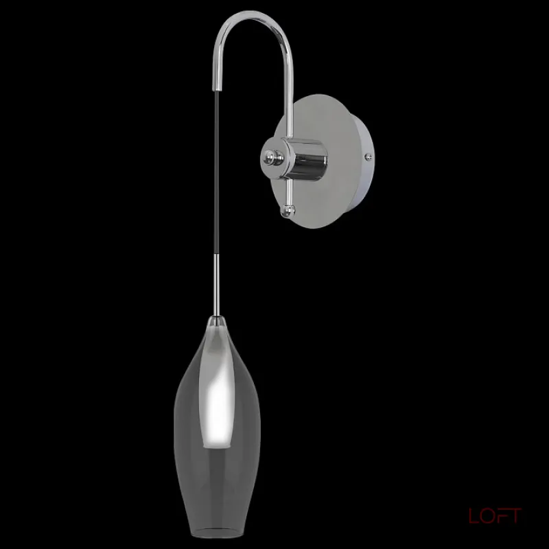 Бра Lightstar Pentola 803521 Цвет арматуры хром Цвет плафонов прозрачный от ImperiumLoft