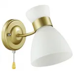 Бра Lumion Wilma 4535/1W Цвет плафонов белый Цвет арматуры латунь от ImperiumLoft