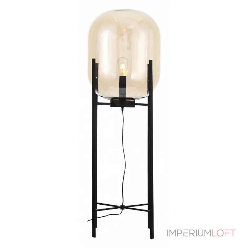 Торшер ST-Luce Burasca SL1050.525.01 Цвет арматуры черный Цвет плафонов коричневый от ImperiumLoft