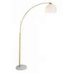 Торшер Arte Lamp Paolo A5822PN-1PB Цвет арматуры Коричневый Цвет плафонов Белый от ImperiumLoft