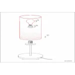 Настольная лампа декоративная Eglo Troy 3 85981 Цвет арматуры никель от ImperiumLoft