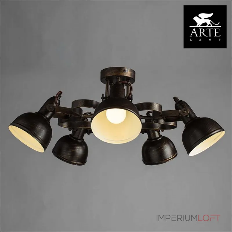 Потолочная люстра Arte Lamp Martin A5216PL-5BR 