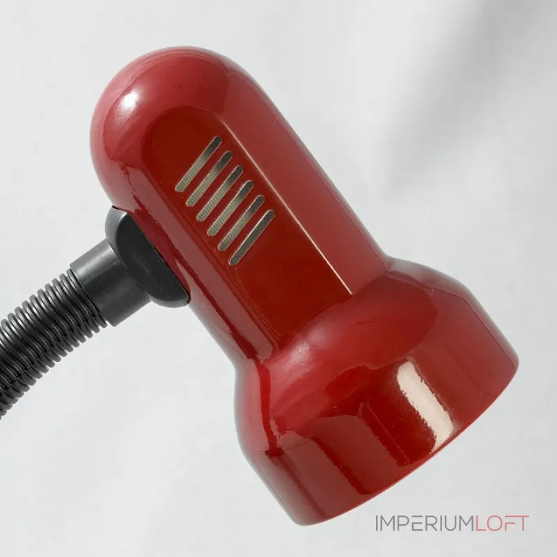 Настольная лампа офисная Lussole Sofia LST-4934-01 Цвет арматуры черный Цвет плафонов красный от ImperiumLoft