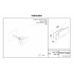 Накладной светильник Maytoni Trame C804WL-L12W Цвет арматуры белый Цвет плафонов белый от ImperiumLoft