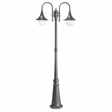 Фонарный столб Ideal Lux Cima CIMA PT2 ANTRACITE Цвет плафонов серый Фонарный столб Ideal Lux Cima CIMA PT2 ANTRACITE Цвет плафонов серый