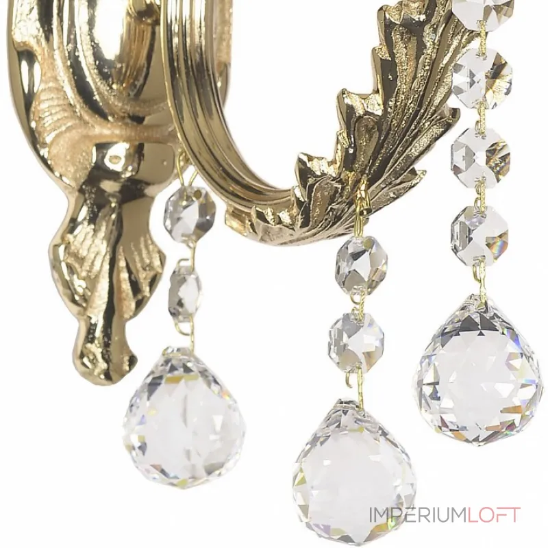 Бра Dio D’Arte Forli Forli E 2.1.1.600 G Цвет плафонов прозрачный Цвет арматуры золото от ImperiumLoft