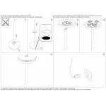Торшер Ideal Lux Colonna COLONNA PT4 NERO Цвет арматуры черный Цвет плафонов черный от ImperiumLoft