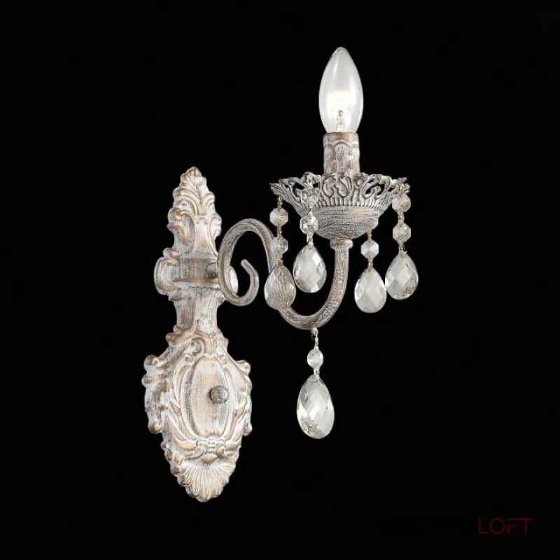 Бра EVOLUCE Splendi SL139.501.01 Цвет арматуры золото Цвет плафонов прозрачный от ImperiumLoft