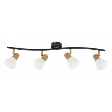 Спот Arte Lamp Falena A3117PL-4BK Цвет арматуры Черный Цвет плафонов Белый