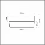 Накладной светильник Odeon Light Presto 2405/1C Цвет арматуры хром от ImperiumLoft