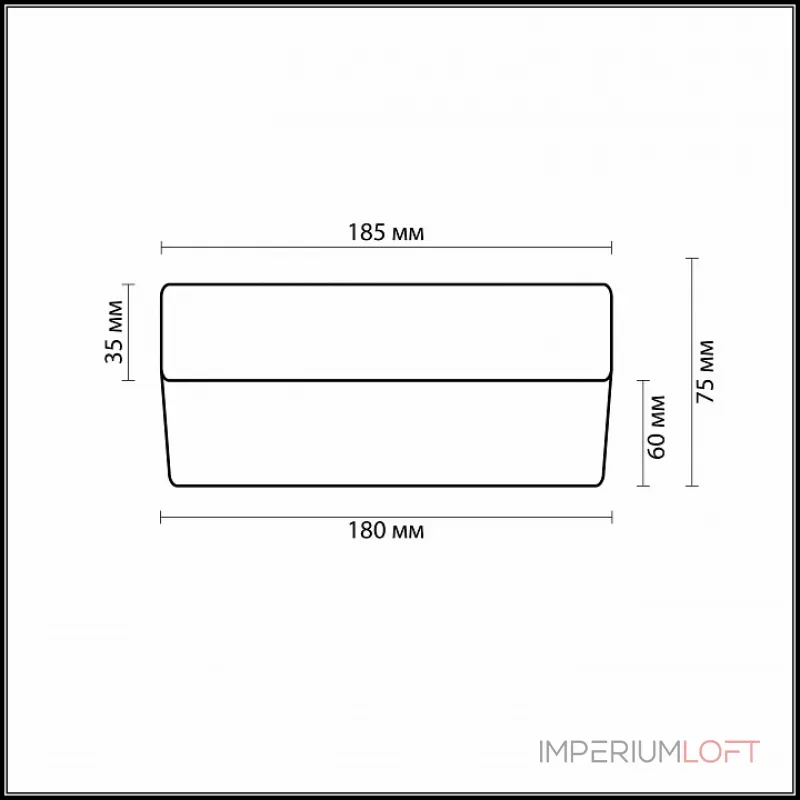 Накладной светильник Odeon Light Presto 2405/1C Цвет арматуры хром от ImperiumLoft