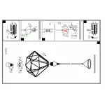 Подвесной светильник Eglo ПРОМО Tarbes 94188 