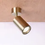 Спот Favourite Angularis 2801-1U Цвет арматуры латунь Цвет плафонов латунь от ImperiumLoft