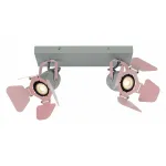 Спот Lucide Picto 17997/02/66 Цвет плафонов розовый Цвет арматуры серый от ImperiumLoft