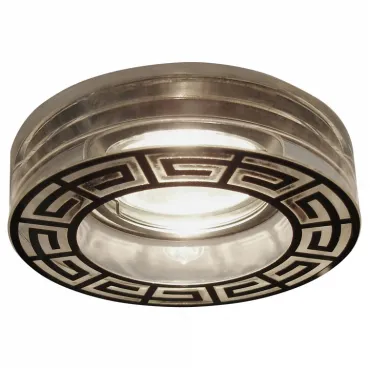 Встраиваемый светильник Arte Lamp Brilliants 1 A5204PL-1CC Цвет арматуры хром Цвет плафонов черный Встраиваемый светильник Arte Lamp Brilliants 1 A5204PL-1CC Цвет арматуры хром Цвет плафонов черный