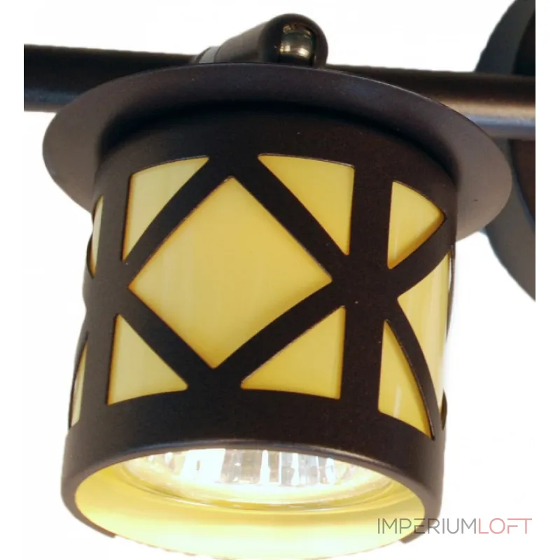 Спот Citilux Гессен CL536521 Цвет арматуры коричневый Цвет плафонов желтый от ImperiumLoft