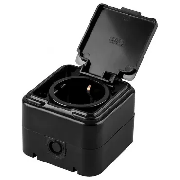 Розетка с заземлением и шторками Feron PST16-21-44 32741 Цвет арматуры черный Цвет плафонов белый Розетка с заземлением и шторками Feron PST16-21-44 32741 Цвет арматуры черный Цвет плафонов белый