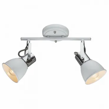 Спот Arte Lamp 1677 A1677PL-2WH Цвет арматуры хром Цвет плафонов белый