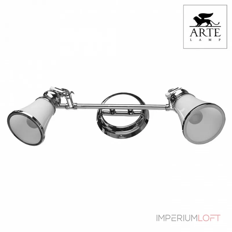 Спот Arte Lamp Vento A9231AP-2CC Цвет арматуры хром Цвет плафонов белый от ImperiumLoft Спот Arte Lamp Vento A9231AP-2CC Цвет арматуры хром Цвет плафонов белый от ImperiumLoft