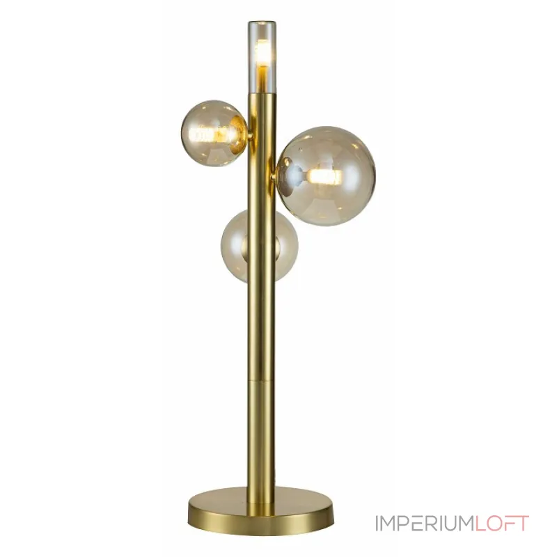 Настольная лампа декоративная Indigo Canto 11026/4T Gold от ImperiumLoft