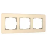Рамка на 3 поста Werkel Elite (айвори, стекло) W0032443 от ImperiumLoft